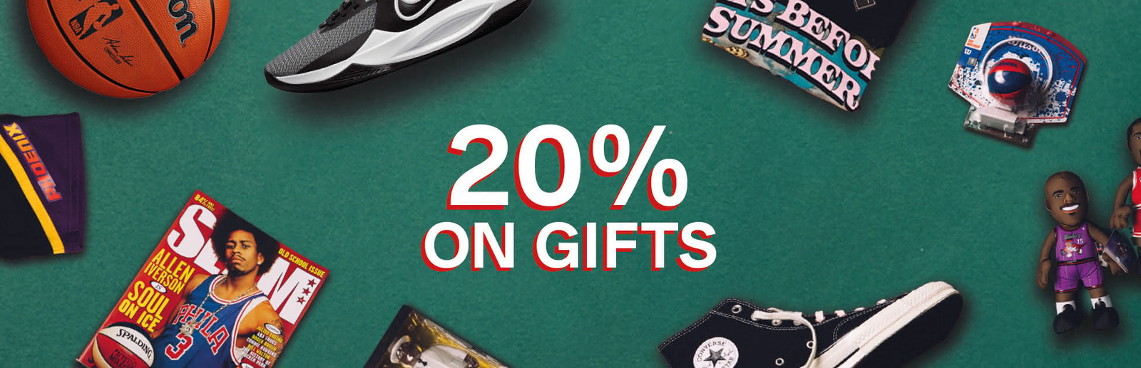 20% ON GIFTS