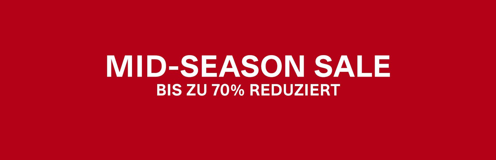 MID-SEASON SALE - UP TO 70% OFF