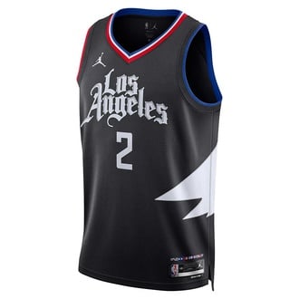 nike NBA LOS ANGELES CLIPPERS DRI FIT STATEMENT SWINGMAN JERSEY KAWHI LEONARD BLACK LEONARD KAWHI 1