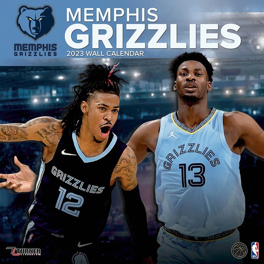 NBA Memphis Grizzlies Team Wall Calendar 2023  large image number 1