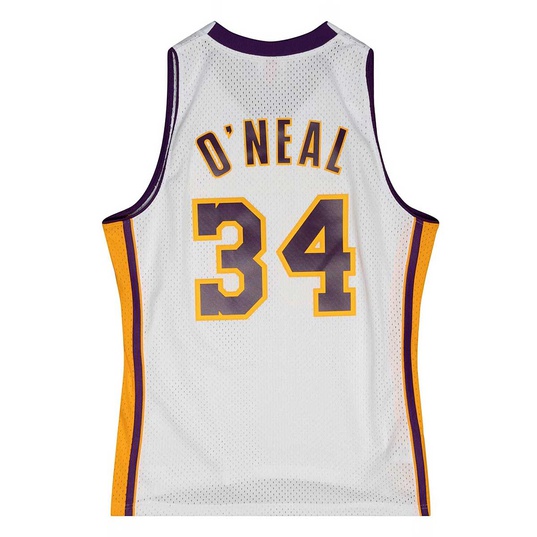 NBA LOS ANGELES LAKERS 2002 SHAQUILLE O'NEAL SWINGMAN JERSEY  large image number 2