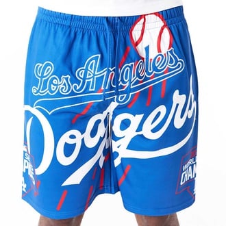 MLB LOS ANGELES DODGERS LARGE LOGO SHORTS
