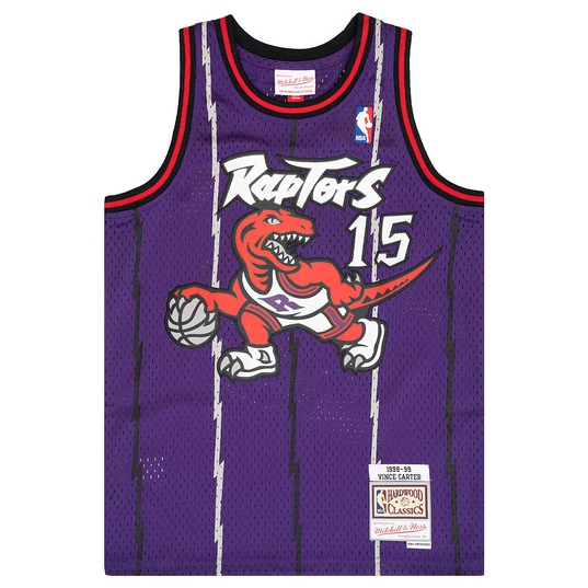 NBA TORONTO RAPTORS 1998 SWINGMAN JERSEY VINCE CARTER KIDS  large numero dellimmagine {1}
