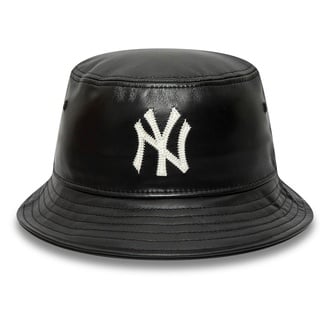MLB NEW YORK YANKEES LEATHER BUCKET HAT