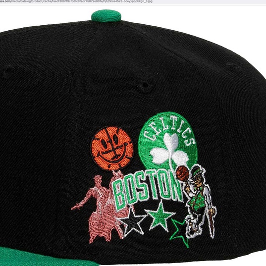 Mitchell & Ness Boston Celtics Snapback Cap Hardwood Classics