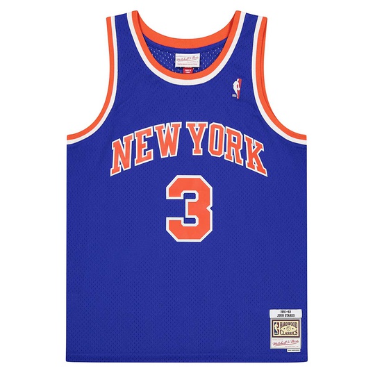 NBA NEW YORK KNICKS 1991-92 JOHN STARKS SWINGMAN JERSEY  large image number 1