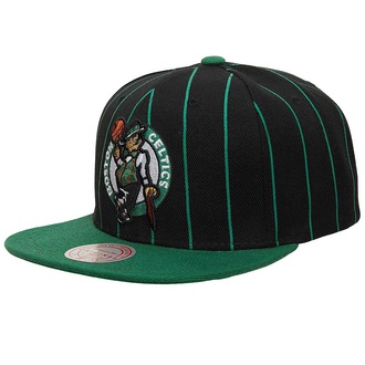 NBA BOSTON CELTICS TEAM PINSTRIPE SNAPBACK CAP