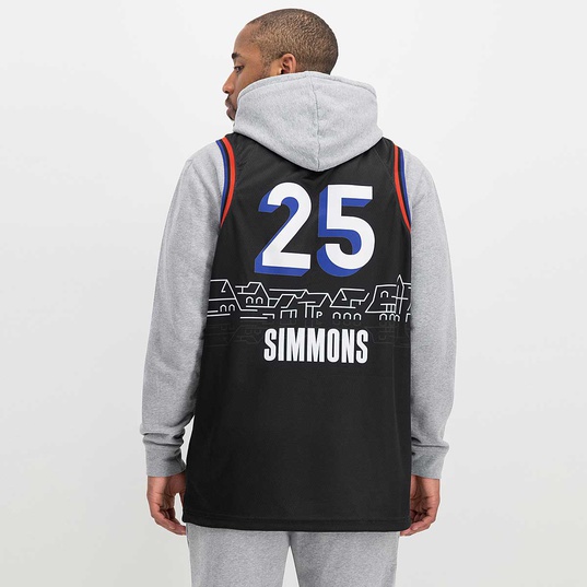 NBA SWINGMAN JERSEY SIMMONS PHILADELPHIA 76ers CE 20  large image number 3