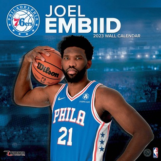 Philadelphia 76ers  - NBA - Joel Embiid - Calendar -  2023