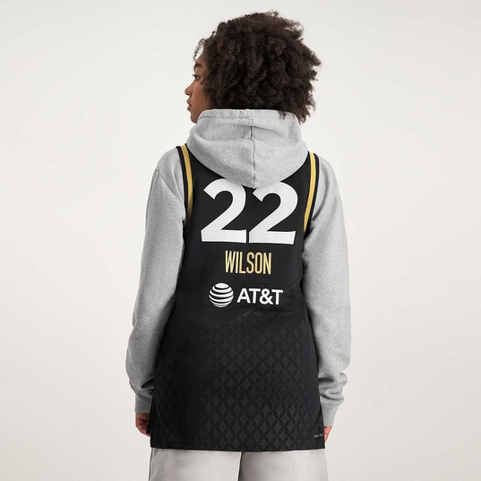 Fanatics Branded Aja Wilson Black Las Vegas Aces 2018 WNBA Primary Replica  Jersey