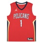 NBA SWINGMAN JERSEY NEW ORLEANS PELICANS WILLIAMSON STATEMENT 20  large image number 1