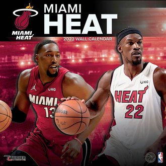 NBA Miami Heat Team Wall Calendar 2023