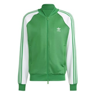 adidas CL  SST TRACKJACKET green silver white 1