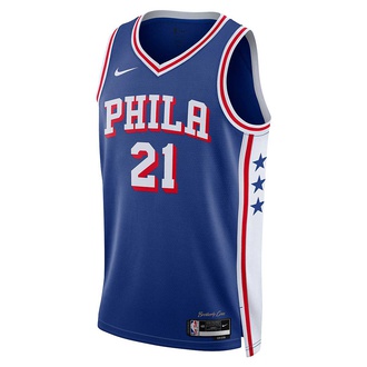 Unisex Nike Joel Embiid White Philadelphia 76ers Swingman Jersey - Association Edition Size: 3XL
