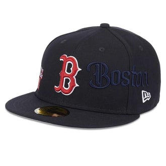 MLB BOSTON RED SOX 59FIFTY SCRIPT CAP