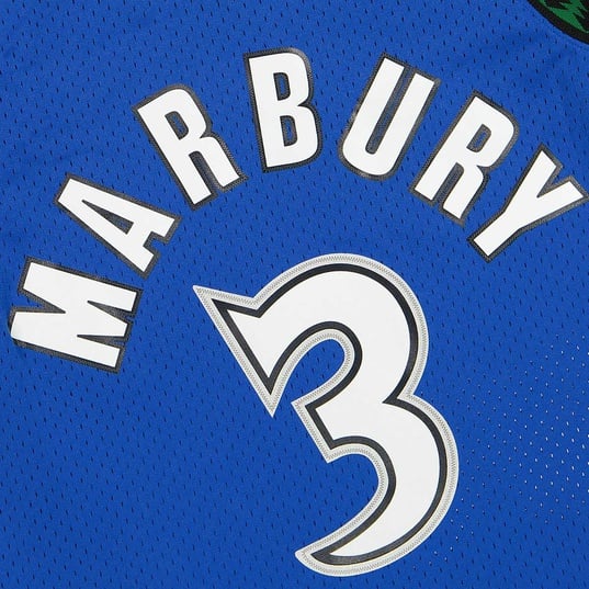 NBA MINNESOTA TIMBERWOLVES 1996-97 STEPHON MARBURY SWINGMAN JERSEY  large afbeeldingnummer 5