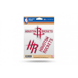 NBA STICKER-Set Houston Rockets