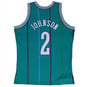 NBA CHARLOTTE HORNETS SWINGMAN JERSEY 1992-93 LARRY JOHNSON  large image number 2