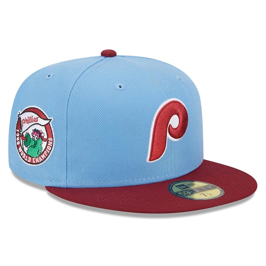 Buy MLB PHILADELPHIA PHILLIES 1980 WORLD CHAMPIONS PATCH 59FIFTY CAP for  EUR 43.90 on !