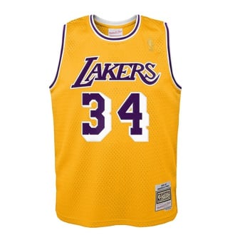 NBA LOS ANGELES LAKERS SWINGMAN JERSEY HOME SHAQUILLE O'NEAL