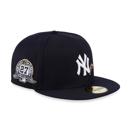Buy MLB NEW YORK YANKEES PIZZA 27x WORLD CHAMPIONS PATCH 59FIFTY CAP ...