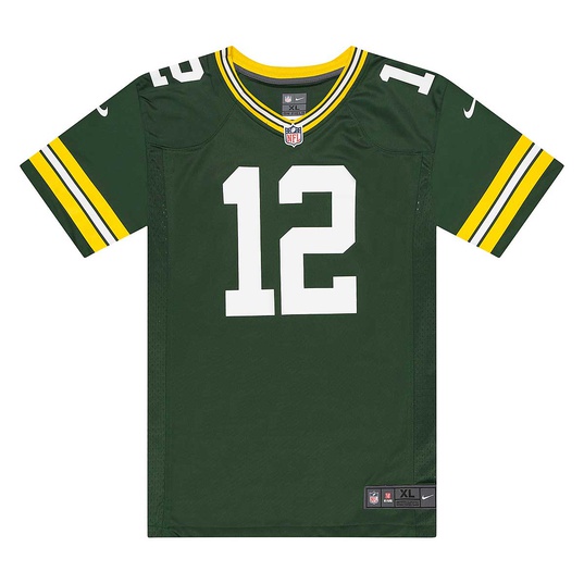 NFL Green Bay Packers Aaron Rodgers Home Football Jerse  large numero dellimmagine {1}