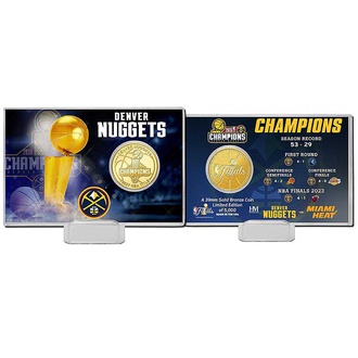 Denver Nuggets 2023 NBA Finals Champions Bronze Coin Holder