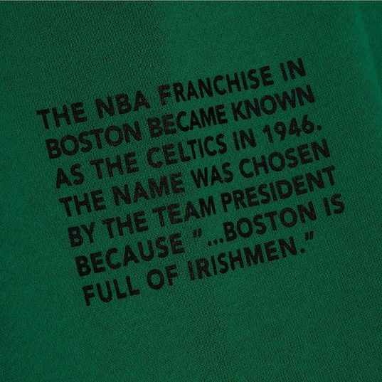 NBA BOSTON CELTICS TEAM ORIGINS FLEECE HOODY  large image number 4