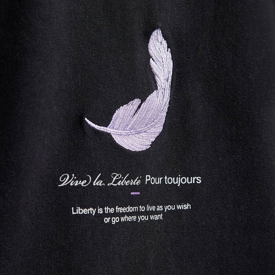 Vive la Liberte Oversize T-Shirt  large image number 4