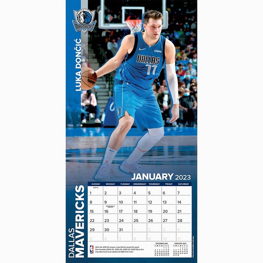 Dallas Mavericks  - NBA - Luka Doncic - Calendar - 2023  large numero dellimmagine {1}