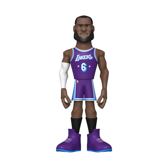 GOLD 12CM NBA: LOS ANGELES LAKERS - LEBRON JAMES (CITY) W/CHASE