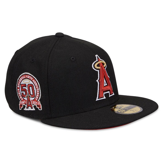 MLB ANAHEIM ANGELS 59FIFTY 60th ANNIVERSARY PATCH CAP  large image number 2