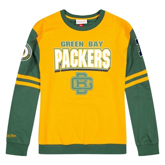 M&N NFL GREEN BAY PACKERS ALL OVER CREWNECK 2.0