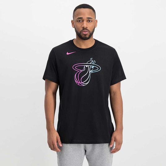 Nike NBA Miami Heat City Edition Logo Men's Short-Sleeve T-Shirt Black  CT9446-010