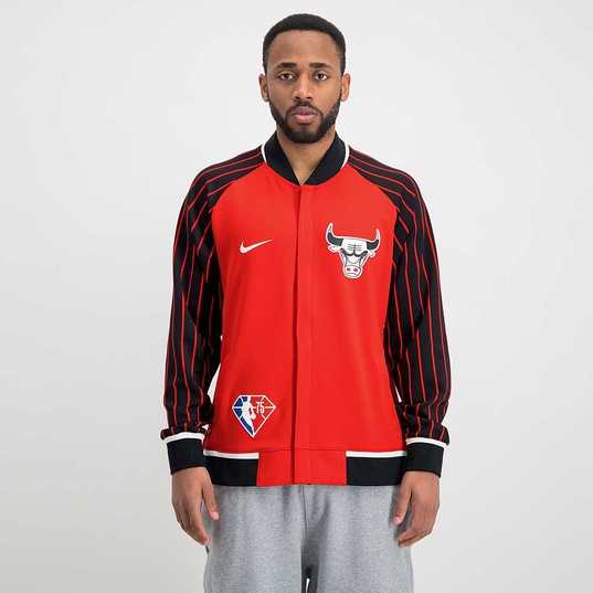Nike Chicago Bulls Showtime Mixtape Edition NBA WARM-UP Jacket Red -  UNIVERSITY RED/BLACK/WHITE