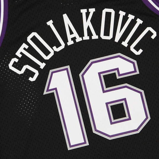 Peja Stojakovic Sacramento Kings Hardwood Classics Throwback NBA
