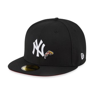 MLB NEW YORK YANKEES PIZZA 27x WORLD CHAMPIONS PATCH 59FIFTY CAP