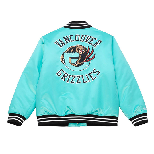 NBA VANCOUVER GRIZZLIES HEAVYWEIGHT SATIN JACKET  large image number 1