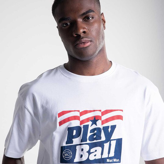 Play Ball Not War T-Shirt  large image number 4