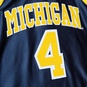 NCAA AUTHENTIC UNIVERSITY OF MICHIGAN  CHRIS WEBBER #4 1991 Jersey  large image number 3