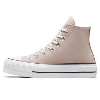 Converse Chuck Taylor All Star Lift Tri-Panel Pastel Hi womens Shoes Trainers in Beige