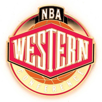 NBA Western Conference Collectors Pin
