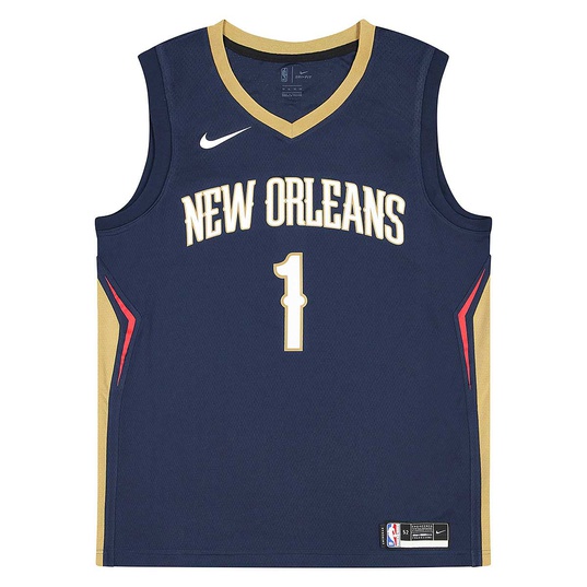 NBA SWINGMAN JERSEY NEW ORLEANS PELICANS ZION WILLIAMSON ICON  large image number 1