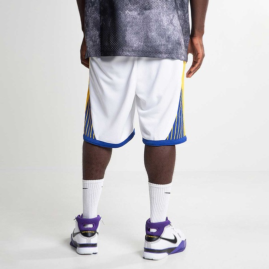 White Nike NBA Golden State Warriors Swingman Shorts