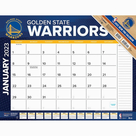 Golden State Warriors - NBA - Desk Calendar - 2023  large image number 5