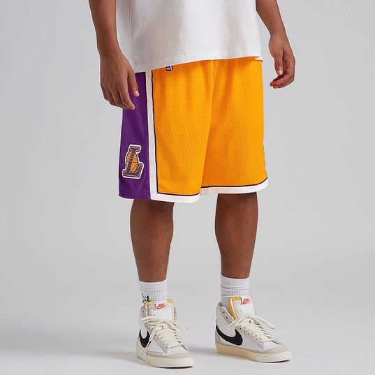 Lakers Los Angeles Adidas Basketball NBA Team Swingman Shorts 