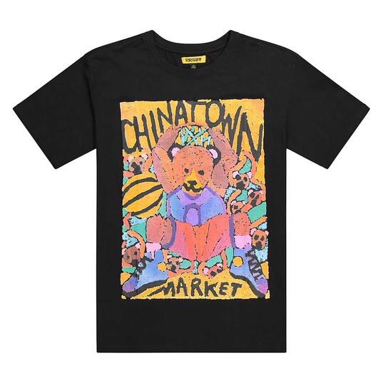 Dunking Bear Watercolor T-Shirt  large numero dellimmagine {1}
