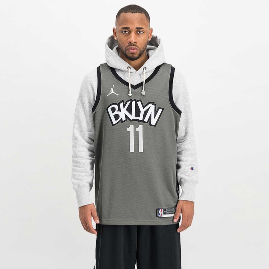 Nike Basketball Jordan Brooklyn Nets NBA swingman jersey in grey