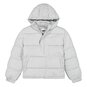 Hooded Cropped Pull Over Down Jacket  large image number 1