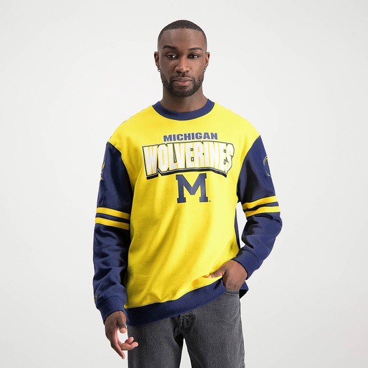 NCAA UNIVERSITY OF MICHIGAN WOLVERINES ALL OVER CREWNECK 2.0  large image number 2